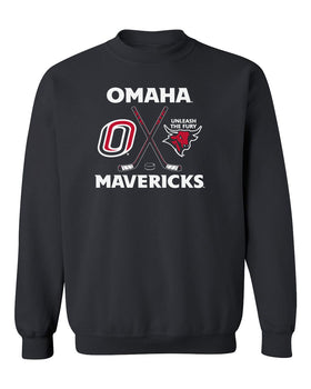 Omaha Mavericks Crewneck Sweatshirt - Omaha Hockey