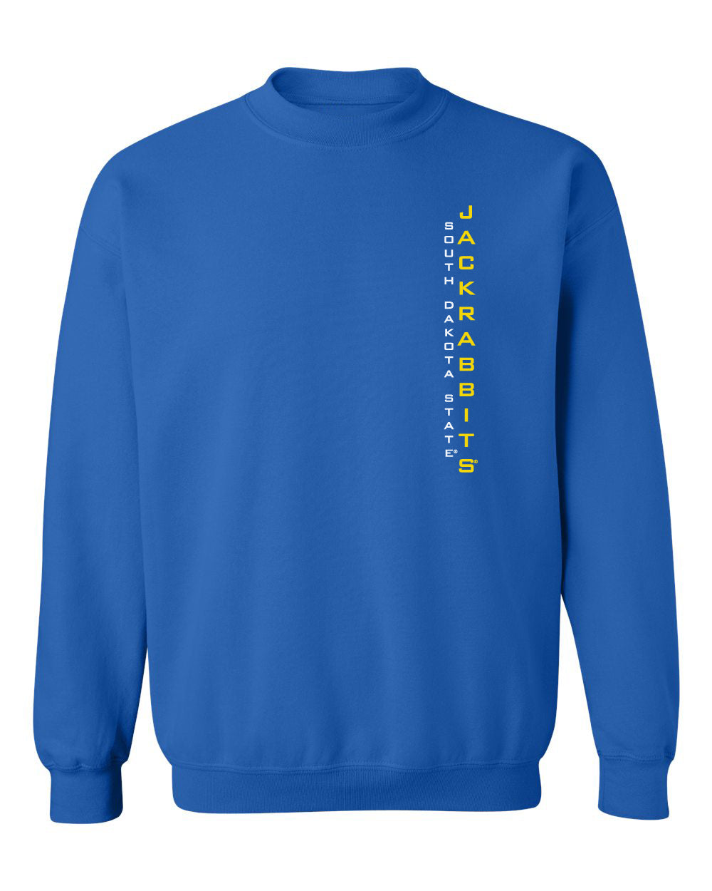 South Dakota State Jackrabbits Crewneck Sweatshirt - Vertical SDSU Jackrabbits