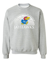 Kansas Jayhawks Crewneck Sweatshirt - Kansas Basketball Primary Logo