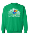 Kansas Jayhawks Crewneck Sweatshirt - Kansas Basketball Primary Logo