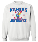 Kansas Jayhawks Crewneck Sweatshirt - Rock Chalk Jayhawks