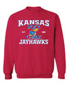 Kansas Jayhawks Crewneck Sweatshirt - Rock Chalk Jayhawks