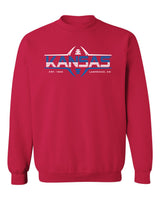 Kansas Jayhawks Crewneck Sweatshirt - Kansas Football Laces