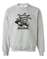 Wichita State Shockers Crewneck Sweatshirt - WuShock Logo