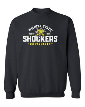 Wichita State Shockers Crewneck Sweatshirt - Arc Wichita State Shockers