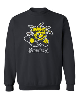 Wichita State Shockers Crewneck Sweatshirt - Wu Shock Shockers