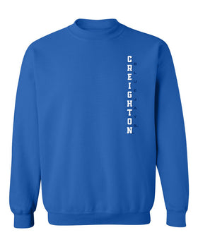 Creighton Bluejays Crewneck Sweatshirt - Vertical Creighton Bluejays