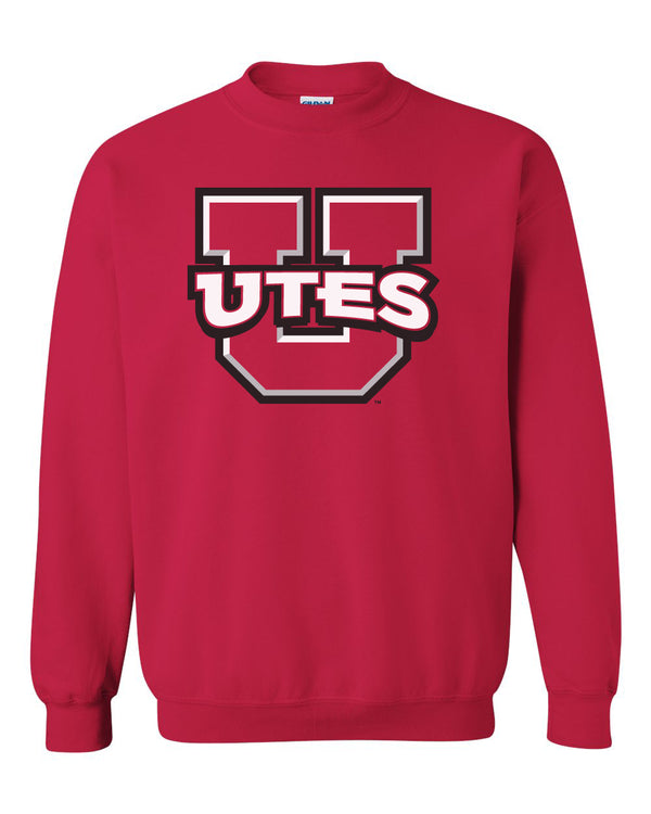 Utah Utes Crewneck Sweatshirt - Block U Utes Logo