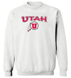 Utah Utes Crewneck Sweatshirt - Circle and Feather Logo