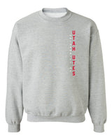 Utah Utes Crewneck Sweatshirt - Vert University of Utah Utes