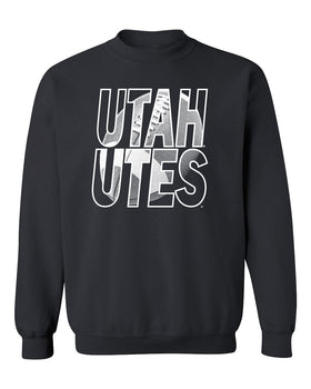 Utah Utes Crewneck Sweatshirt - Utah Utes Football Image