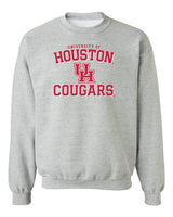 Houston Cougars Crewneck Sweatshirt - University of Houston UH Cougars Arch