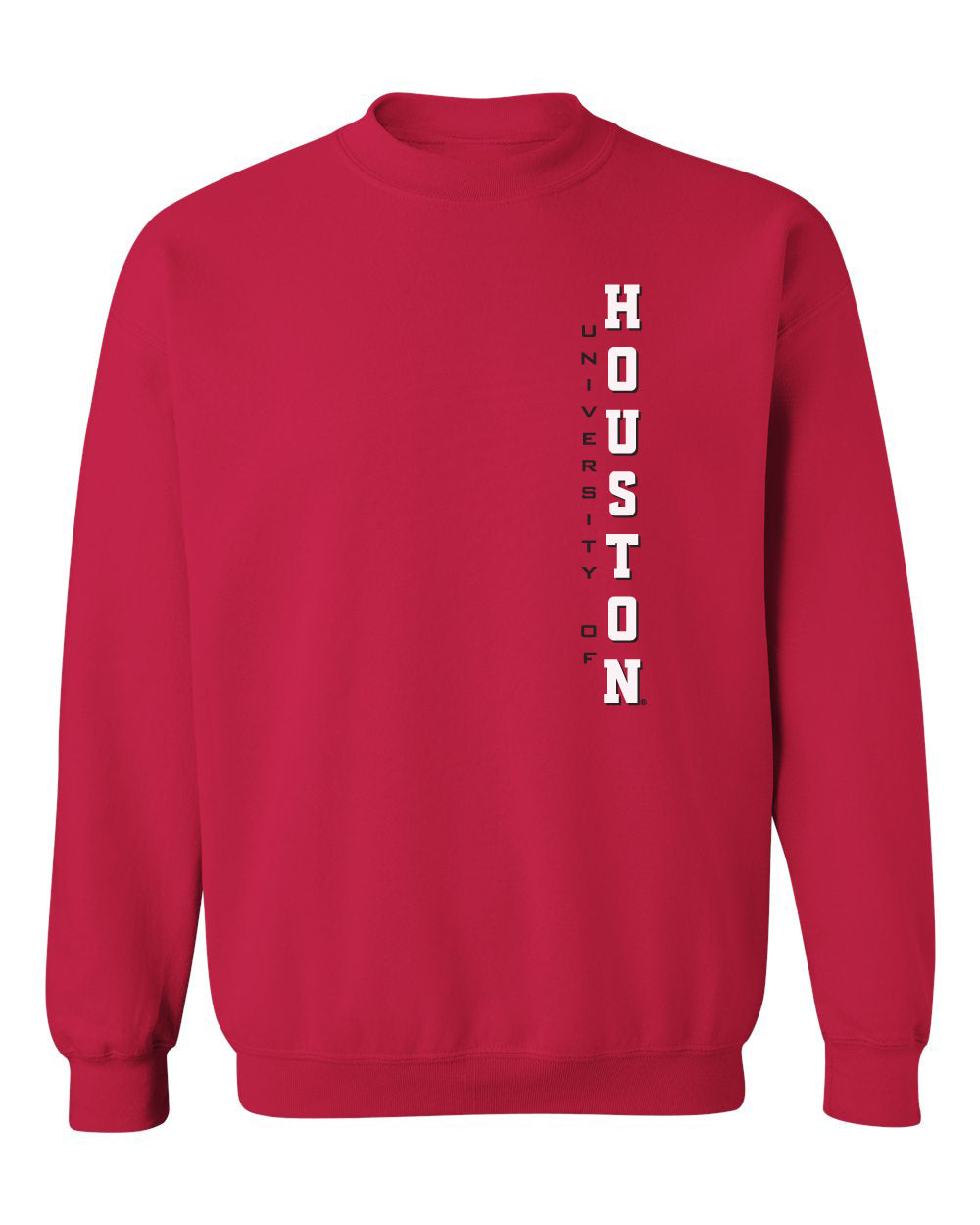 Houston Cougars Crewneck Sweatshirt - Vertical University of Houston