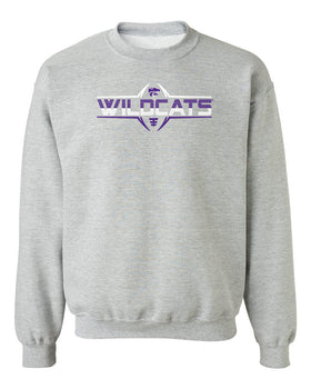 K-State Wildcats Crewneck Sweatshirt - Wildcats Football Striped Laces