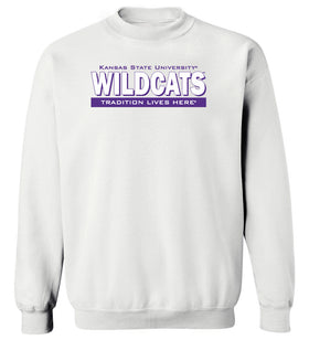 K-State Wildcats Crewneck Sweatshirt - Wildcats Tradition Lives Here