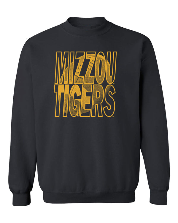Missouri Tigers Crewneck Sweatshirt - Mizzou Tigers Football Image