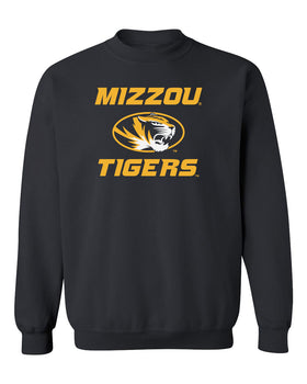 Missouri Tigers Crewneck Sweatshirt - Mizzou Tigers Primary Logo