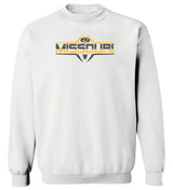 Missouri Tigers Crewneck Sweatshirt - Striped Missouri Football Laces