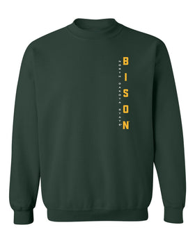 NDSU Bison Crewneck Sweatshirt - Vertical NDSU Bison