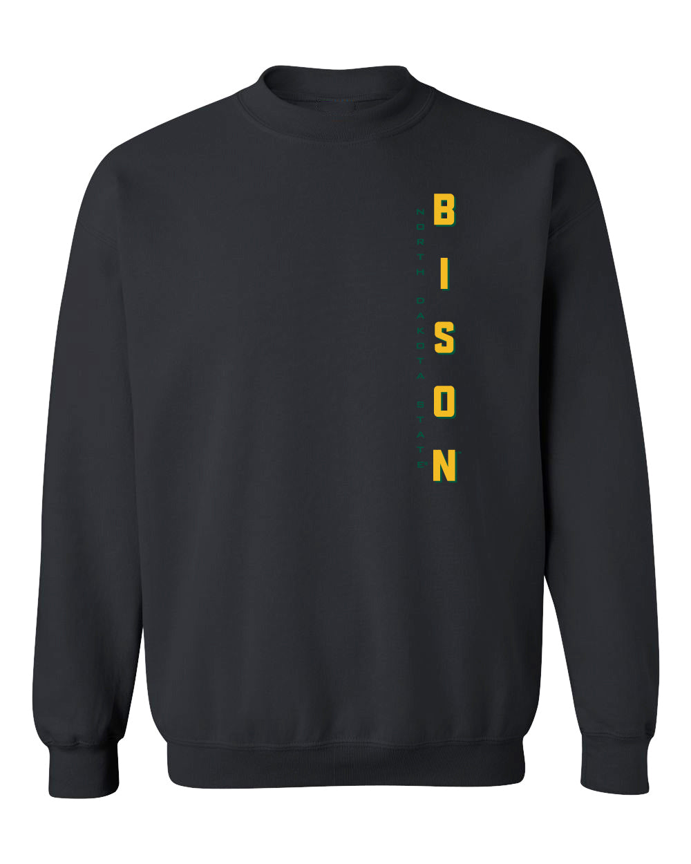 NDSU Bison Crewneck Sweatshirt - Vertical BISON