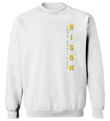 NDSU Bison Crewneck Sweatshirt - Vertical BISON