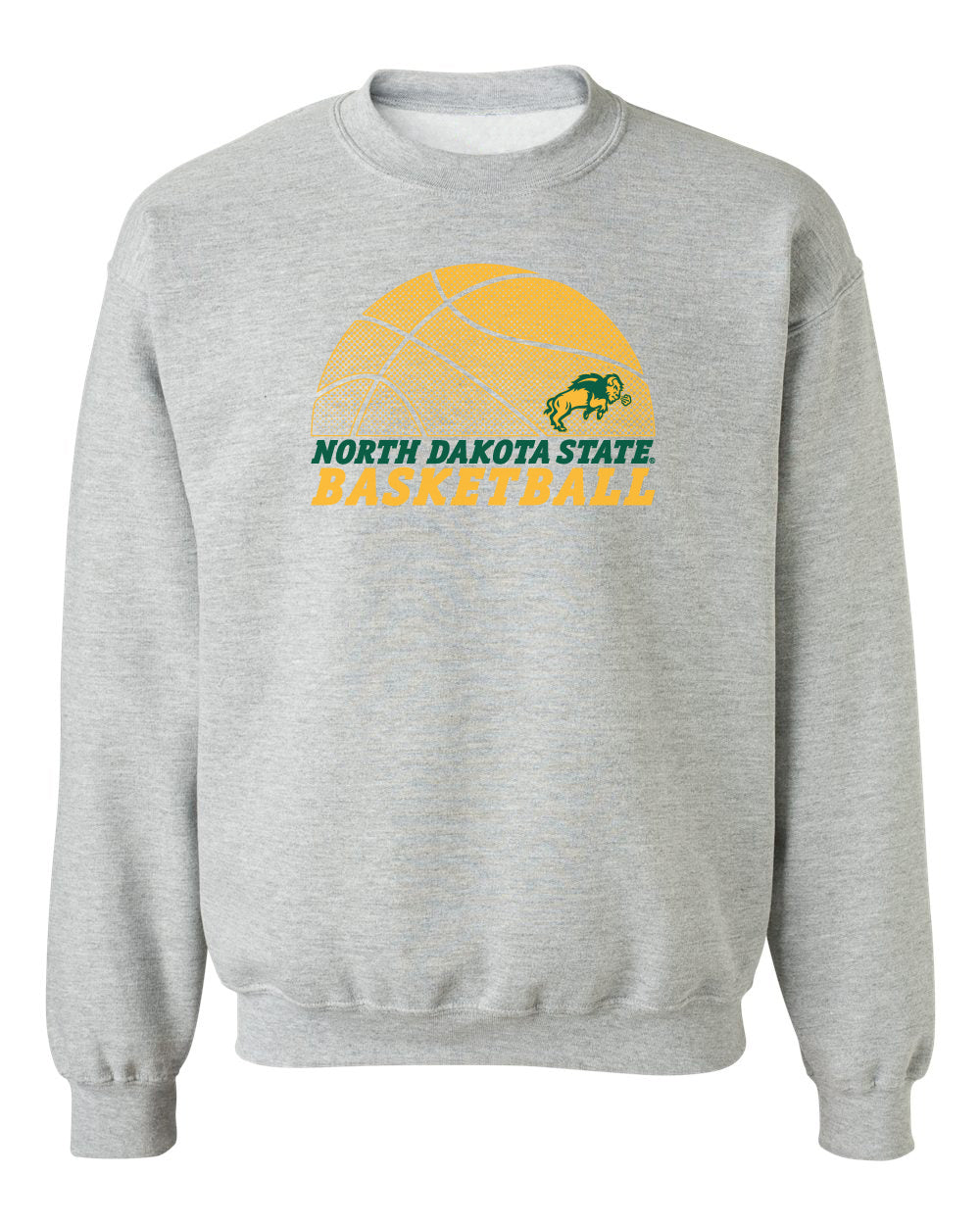 NDSU Bison Crewneck Sweatshirt - North Dakota State Bison Basketball