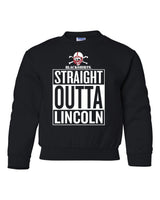 Nebraska Cornhuskers Blackshirts "STRAIGHT OUTTA LINCOLN" Youth Crewneck Sweatshirt