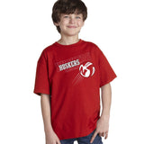 Nebraska Cornhuskers Volleyball "Huskers Huskers Huskers" Youth Boys Tee Shirt