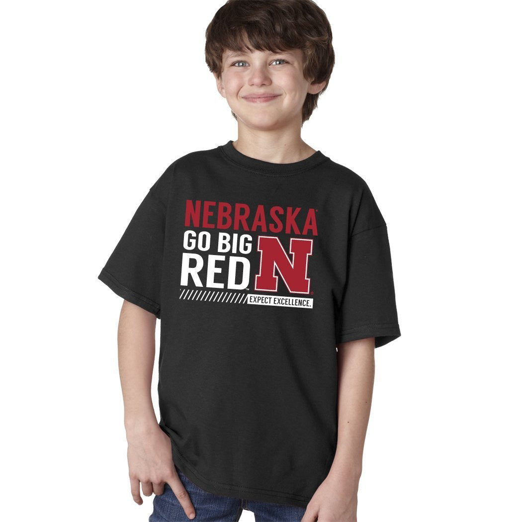 Nebraska Cornhuskers "Expect Excellence" Youth Boys Tee Shirt