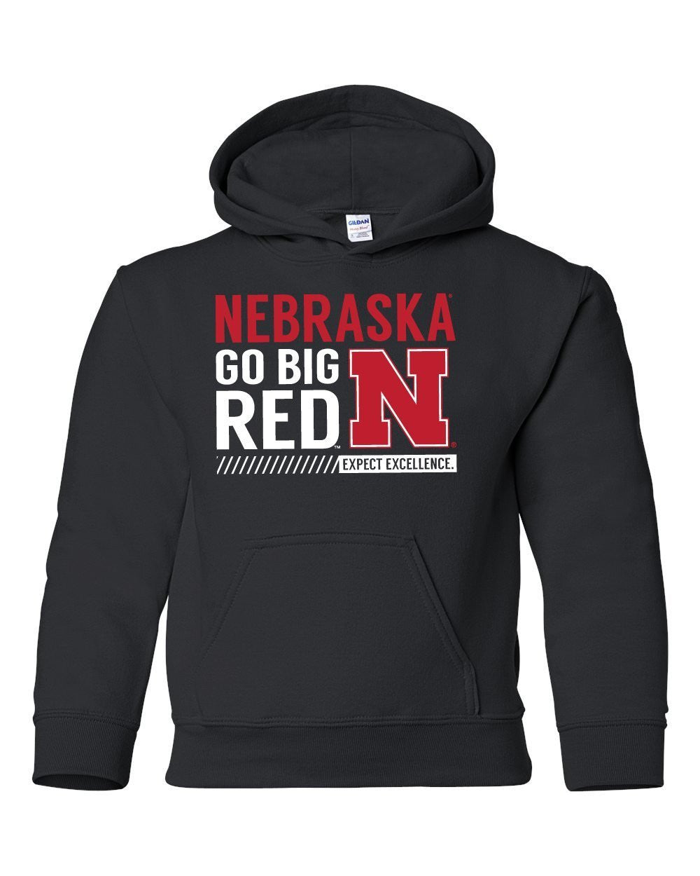 Nebraska Cornhuskers "Expect Excellence" Youth Hooded Sweatshirt