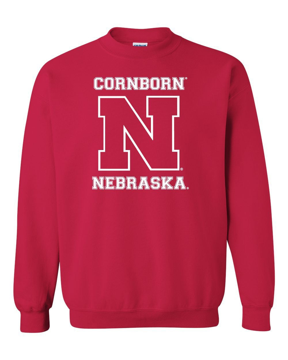 Nebraska Cornhuskers Football "CornBorn N Nebraska" Crewneck Sweatshirt