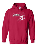 Nebraska Cornhuskers Volleyball "Huskers Huskers Huskers" Hooded Sweatshirt