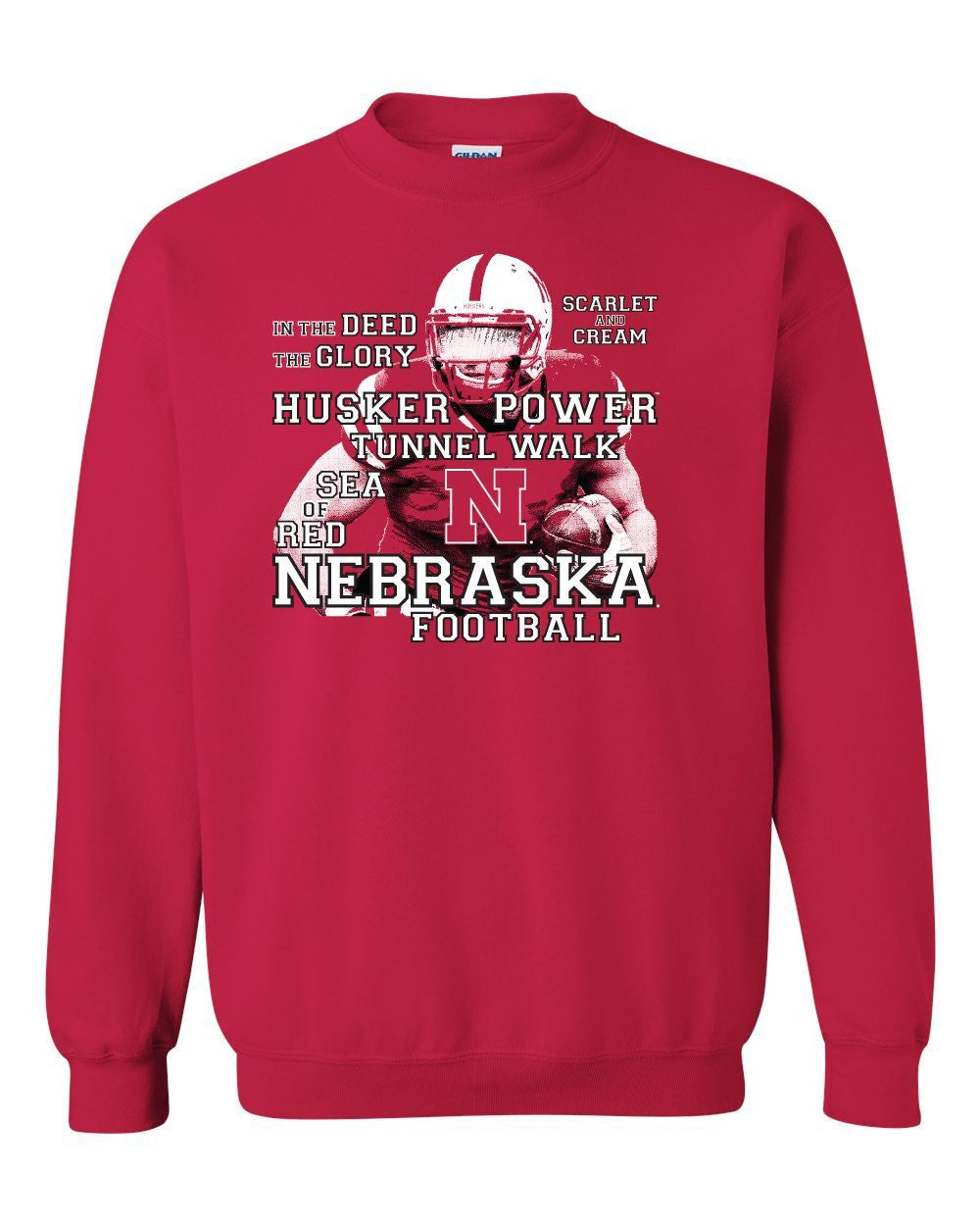 Nebraska Cornhuskers Football Traditions Crewneck Sweatshirt CornBorn Apparel