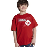 Nebraska "HUSKERS x 3" Baseball Youth Boys Tee Shirt