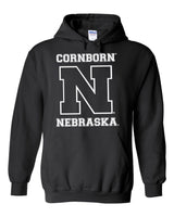 Nebraska Cornhuskers Football "CornBorn N Nebraska" Hooded Sweatshirt
