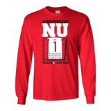 Nebraska Cornhuskers Football Tradition Lives Here "Gate 1" Long Sleeve Tee Shirt