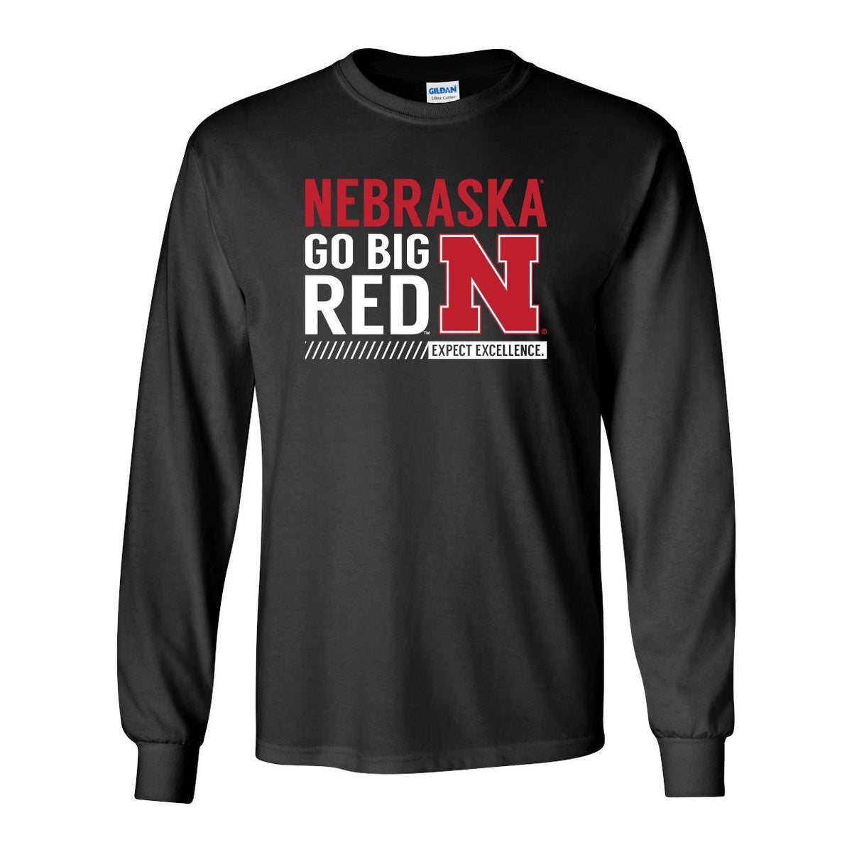 Nebraska Cornhuskers "Expect Excellence" Long Sleeve Tee Shirt