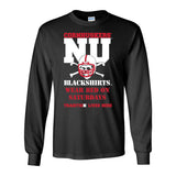 Nebraska Cornhuskers Football "Blackshirts Wear Red on Saturdays" Long Sleeve Tee Shirt