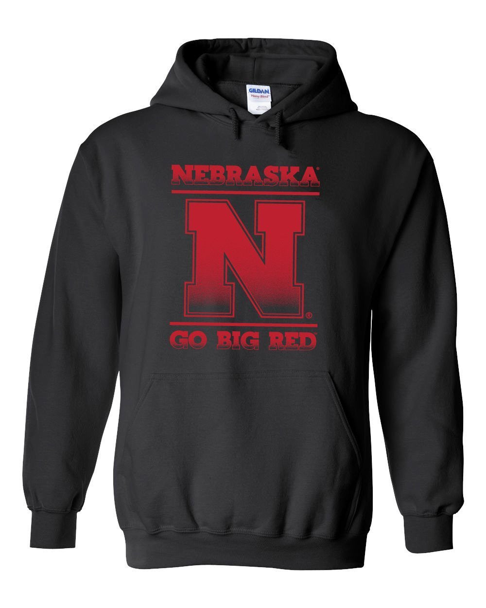 Nebraska Cornhuskers "Nebraska N GO BIG RED" Hooded Sweatshirt