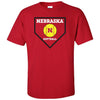 Nebraska Huskers Softball Home Plate Tee Shirt