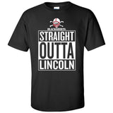 Nebraska Cornhuskers Blackshirts "STRAIGHT OUTTA LINCOLN" Tee Shirt