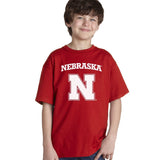 Nebraska Cornhuskers Block N Youth Boys Tee Shirt
