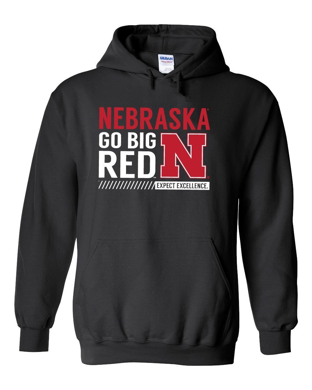 Nebraska Cornhuskers "Expect Excellence" Hooded Sweatshirt