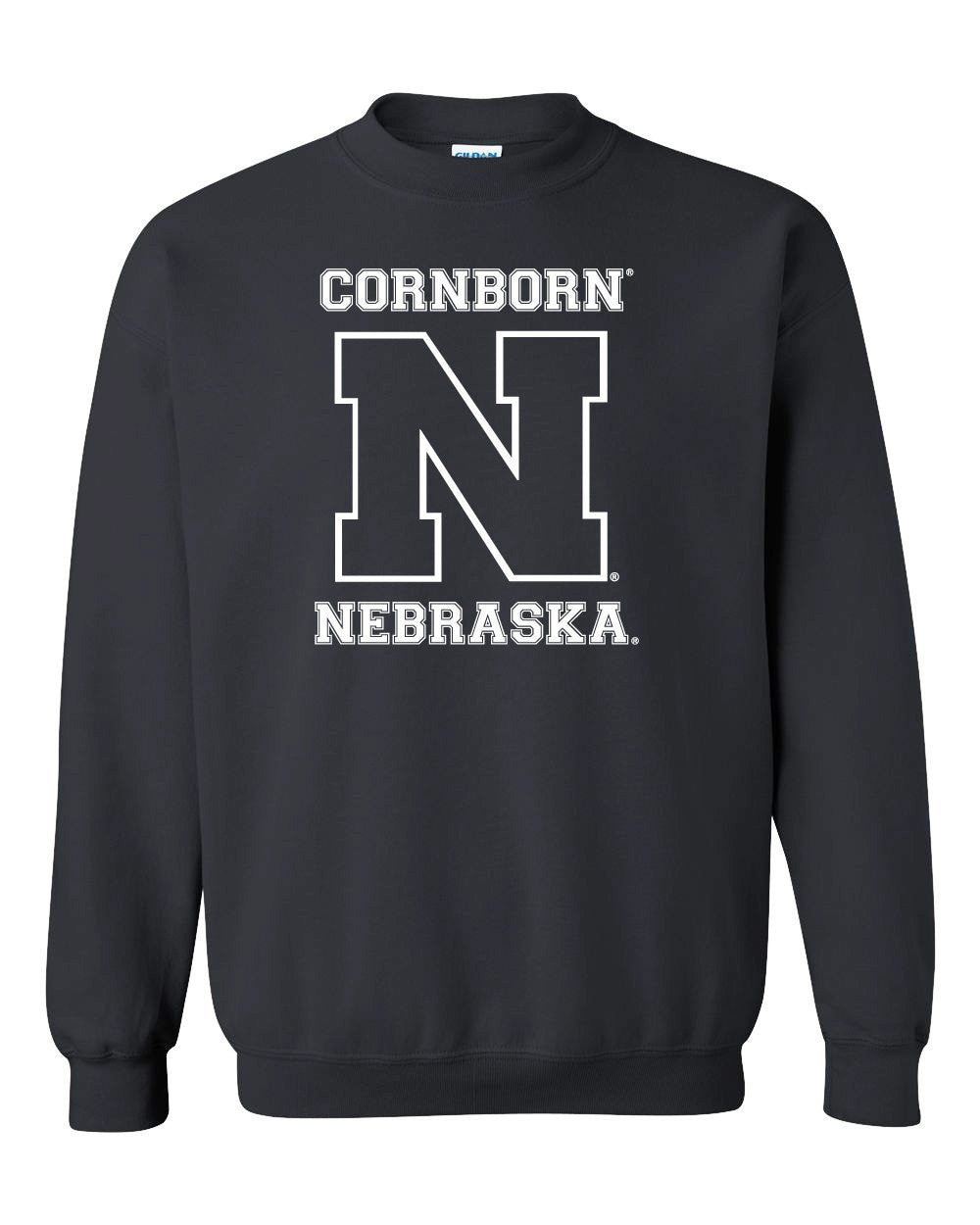 Nebraska Cornhuskers Football "CornBorn N Nebraska" Crewneck Sweatshirt