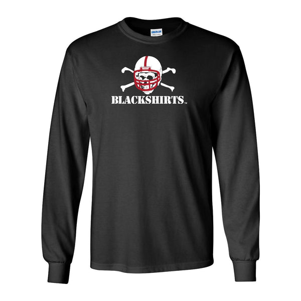 Nebraska Cornhuskers Football Blackshirts Logo Long Sleeve Tee Shirt