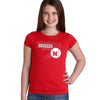 Nebraska Huskers x 3 Baseball Youth Girls Tee Shirt
