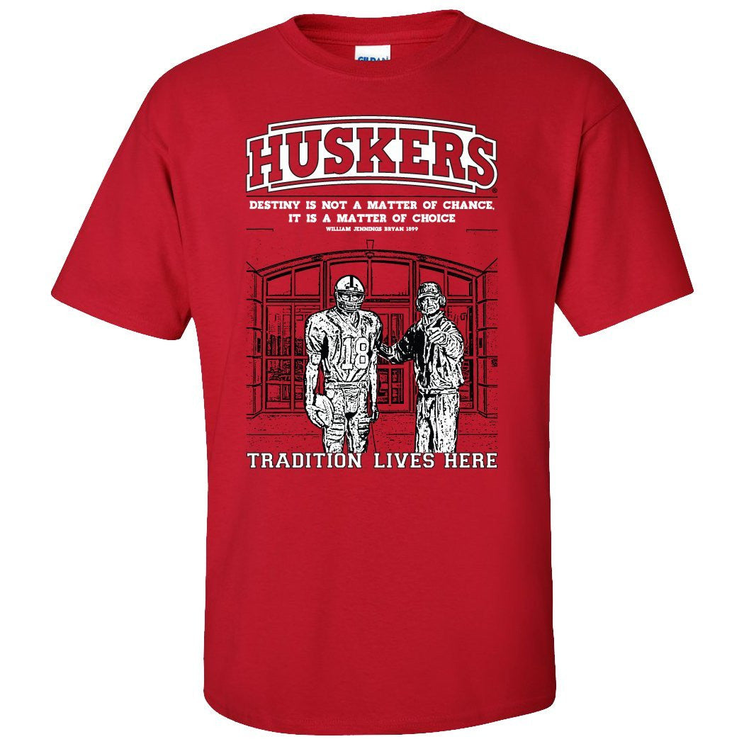 Nebraska Cornhuskers Football Tradition Lives Here Berringer & Osborne Tee Shirt