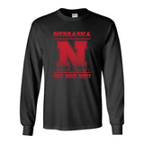 Nebraska Cornhuskers "Nebraska N GO BIG RED" Long Sleeve Tee Shirt