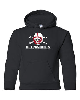 Nebraska Cornhuskers Football Blackshirts Logo Youth Hooded Sweatshirt