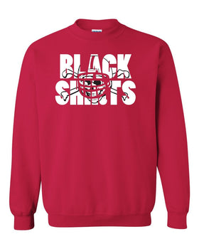 Nebraska Cornhuskers Football BLACKSHIRTS on Red Crewneck Sweatshirt